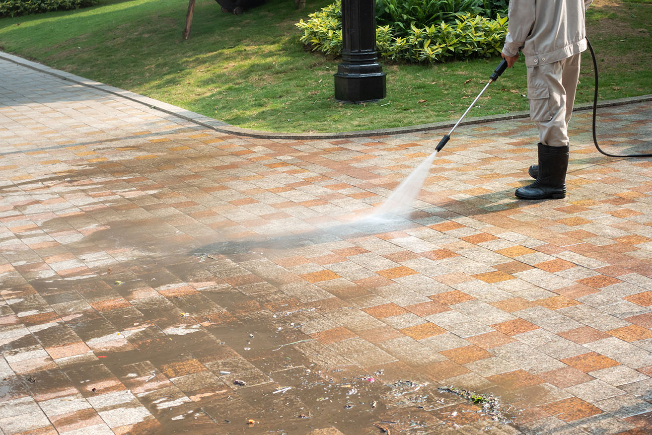 Driveway cleaning